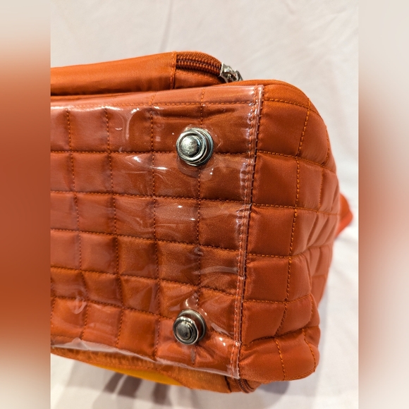 Lug Puddle Jumper Travel Commuter Overnight Weekend Gym Yoga Satchel Tote Bag - Picture 10 of 17